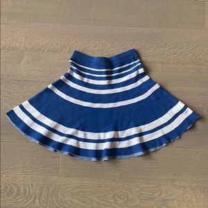 Flounce striped skirt from Bloomingdales